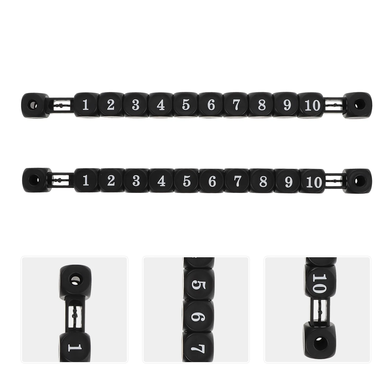 

2Pcs Scoring Football Scoring Score Football Scoring Scoring Units for Desktop Games Scoring ( Black )