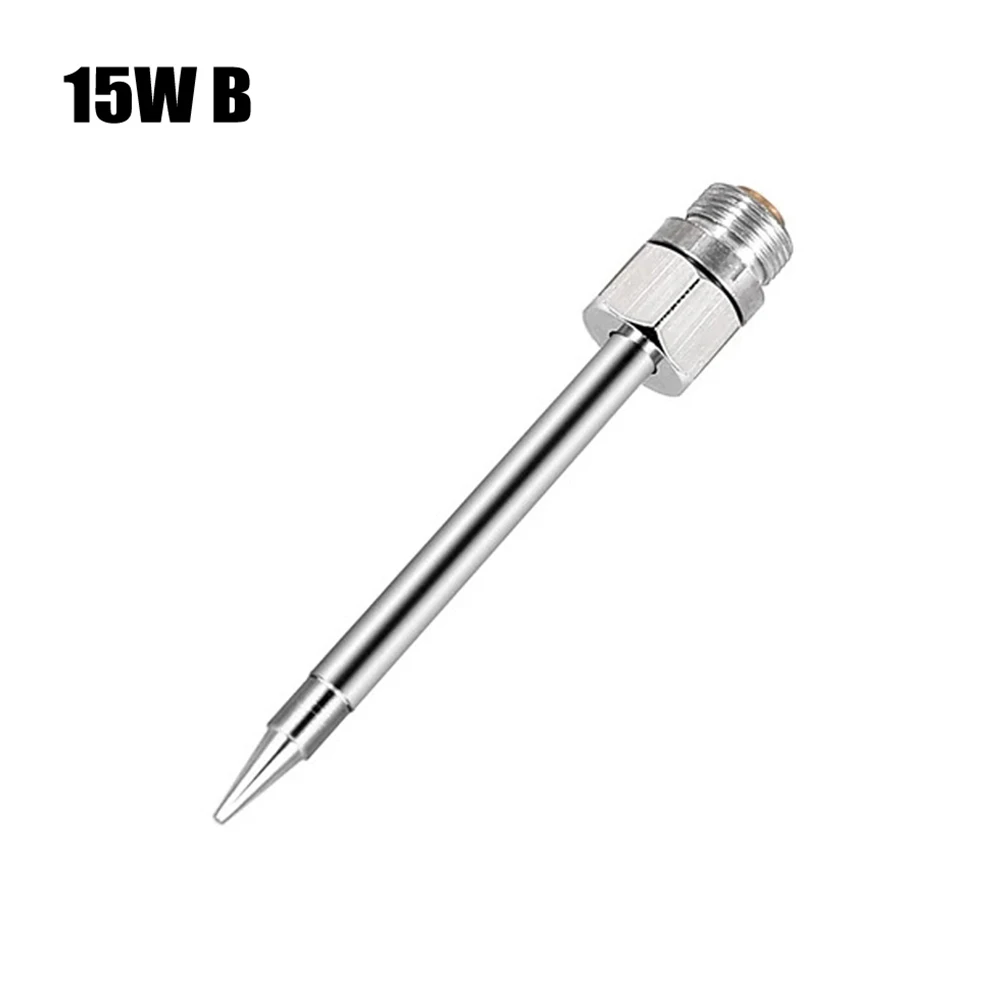 

Welding Tips Soldering Iron Tip Tool 15W Silver Plating 51mm Copper For USB Welding Rework Tool Silver Durable