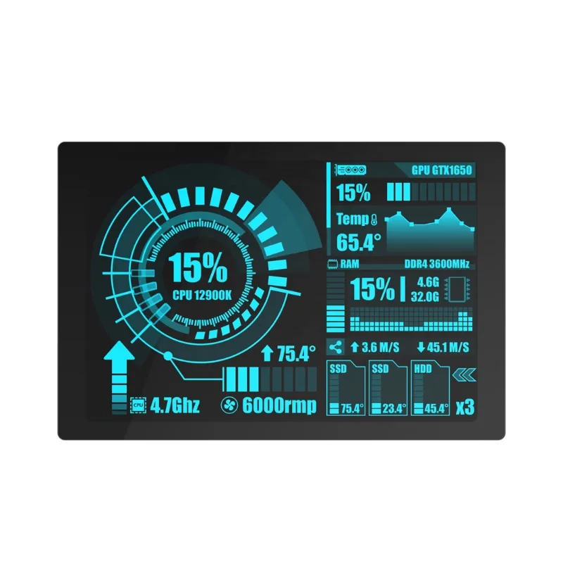 

ESP32 3.5 Lcd Display Lcd Touch Screen Monitor WT32-SC01 Plus 16MB Based WT32-S3-WROVER HMI Display Touch Screen for Smart Home