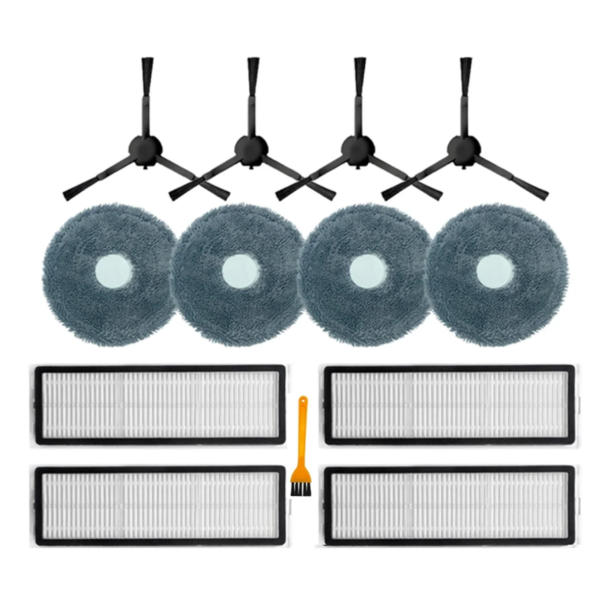 

Аксессуары для робота-пылесоса Dreame L10S Pro/RLS6L / Xiaomi S10, боковая щетка, фильтр НЕРА, насадка на швабру, 13 шт.