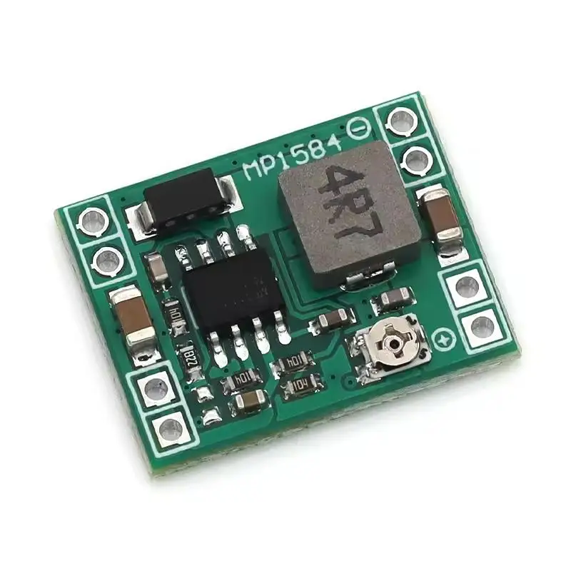 새로운 MP1584 DC-DC 스텝다운 모듈 3A 조정 가능한 컨버터 보드 4.5-28V  0.8-20V 전압 조정기 교체 LM2596 1Pc