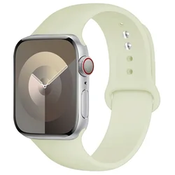 Premium Silicone Watch Strap Bracelet - Vibrant Colors & Versatile Design for 38 40 41 S10-42MM (15 Antique White)