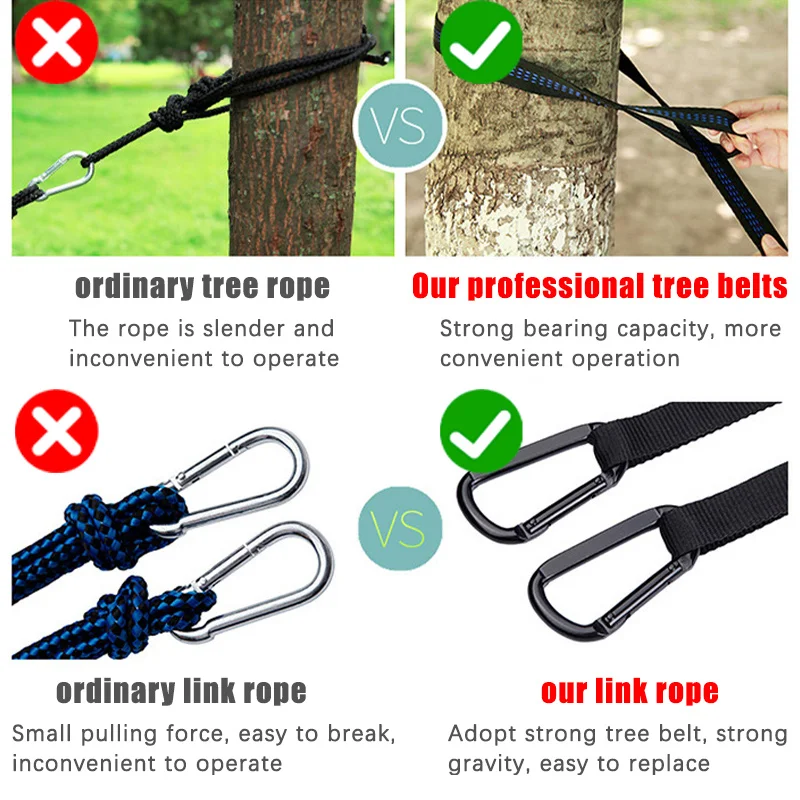 260x140cm Outdoor Double Camping Hammock with Mosquito Net and Rain Fly Tarp Lightweight Parachute Hammocks for Travel Hiking camping hammock