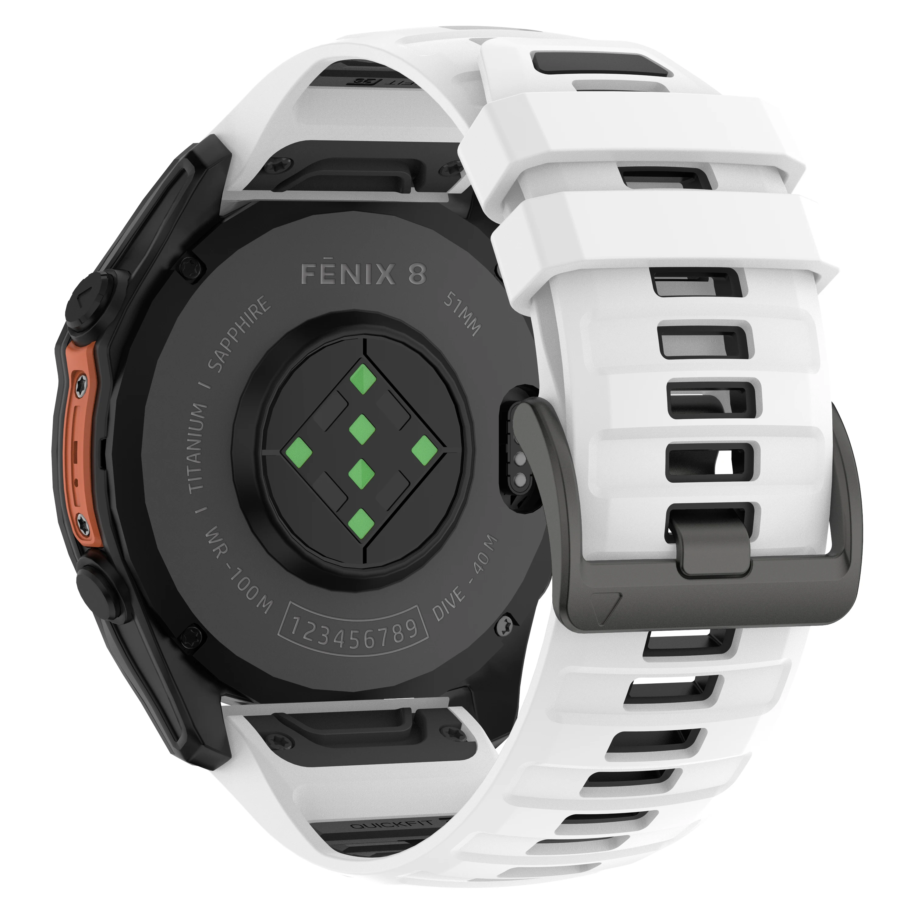 Premium QuickFit Silicone Watchband - 26mm & 22mm Adjustable Strap