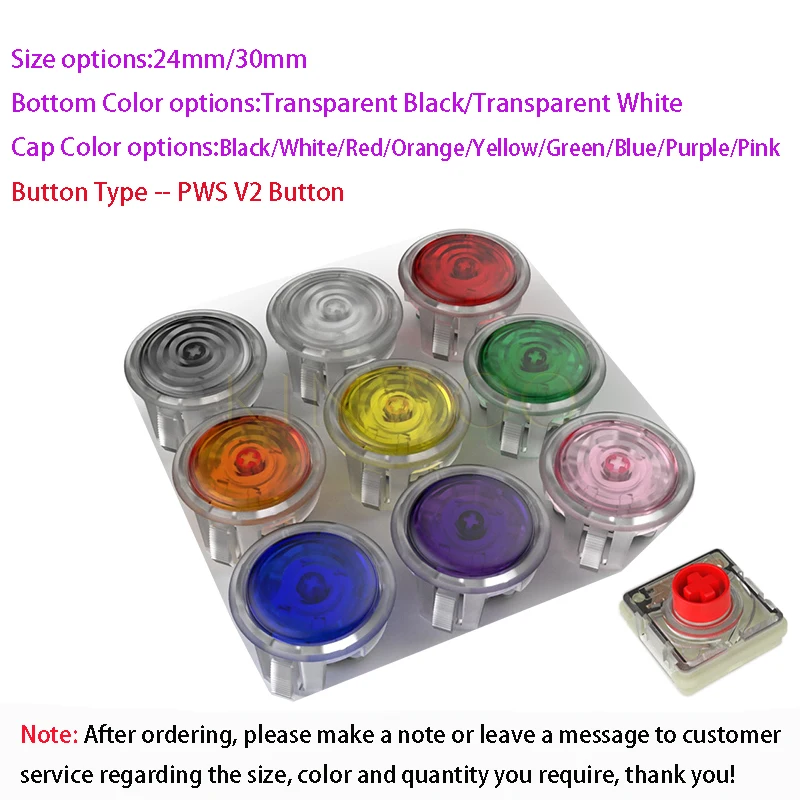 Punk Workshop Original PWS Blaze Button With Mute