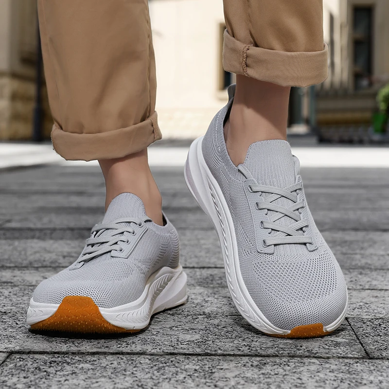 Herren Laufschuhe Mit Breiter Zehenbox Und Popcorn Dämpfung_voghion.com
