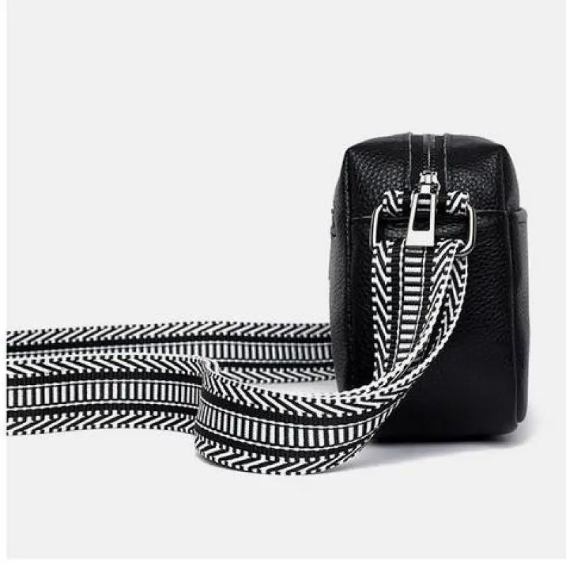 Fashion Genuine Leather Women's Handbag 2023 New Fashion Casual Shoulder Messenger Bag Top Layer Soft Cowhide Small Square Bags