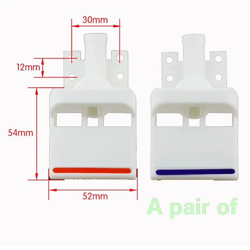 1 pair Water dispenser faucet switch faucet hot and cold water mouth piano key press type water dispenser accessories,plastic faucet replacement,water cooler replacement part