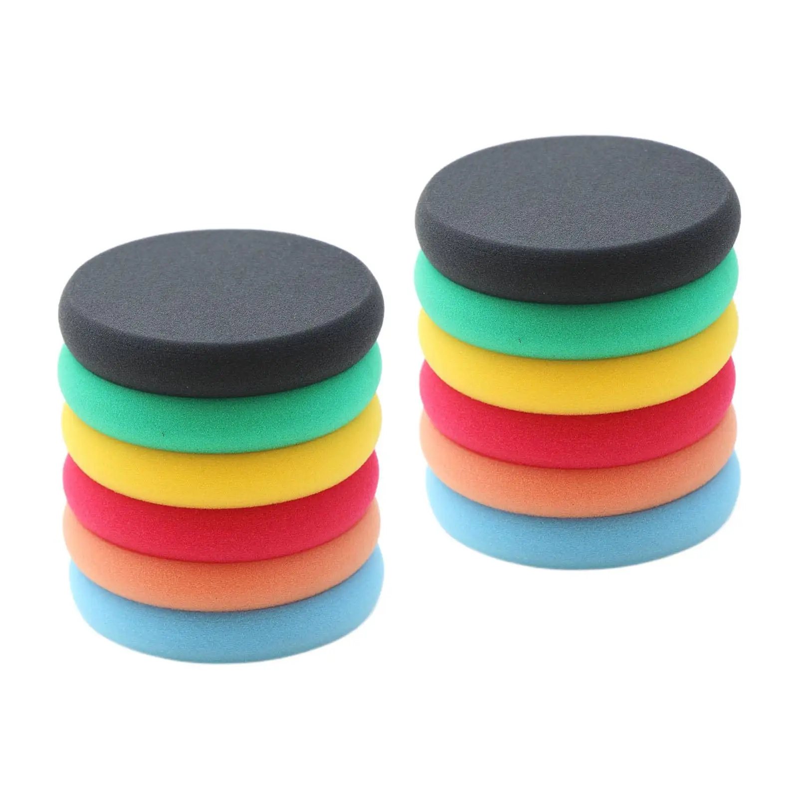 

12Pcs Buffing Sponge Pads Tire Waxing for Cars Truck Car