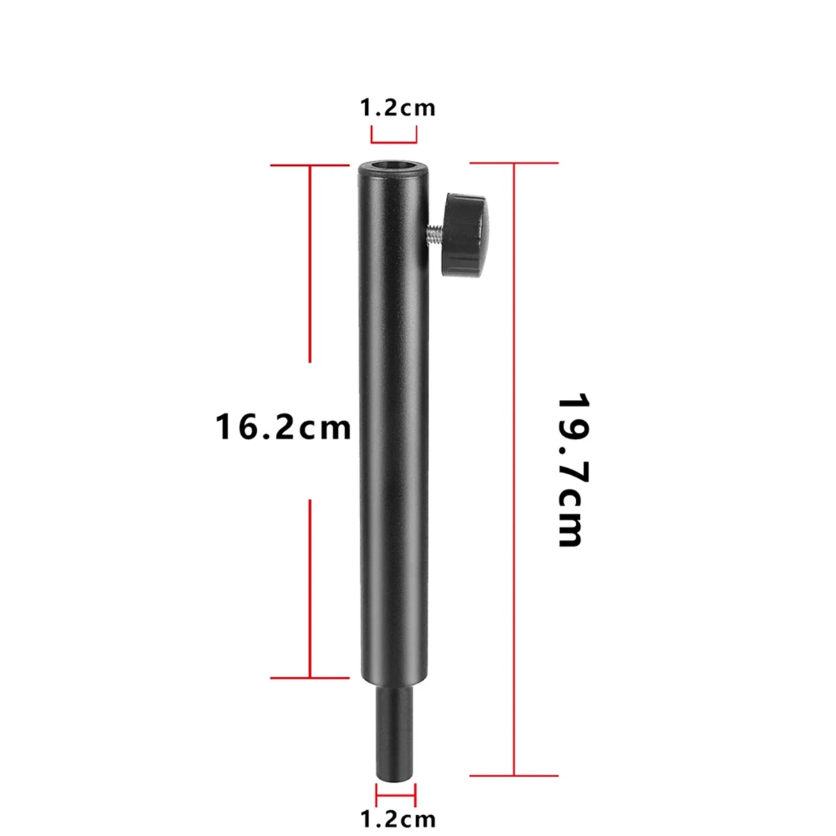 ABGQ Microphone Boom Arm Extension Tube Mic Stand Extension Riser For Microphone Suspension Boom Scissor Arm Stand Holder