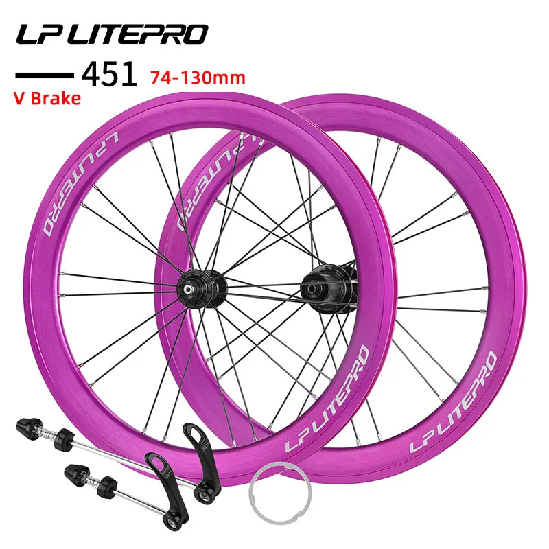 Aluminum Alloy Bicycle Wheelset | Litepro 20 Inch Bicycle Wheels 