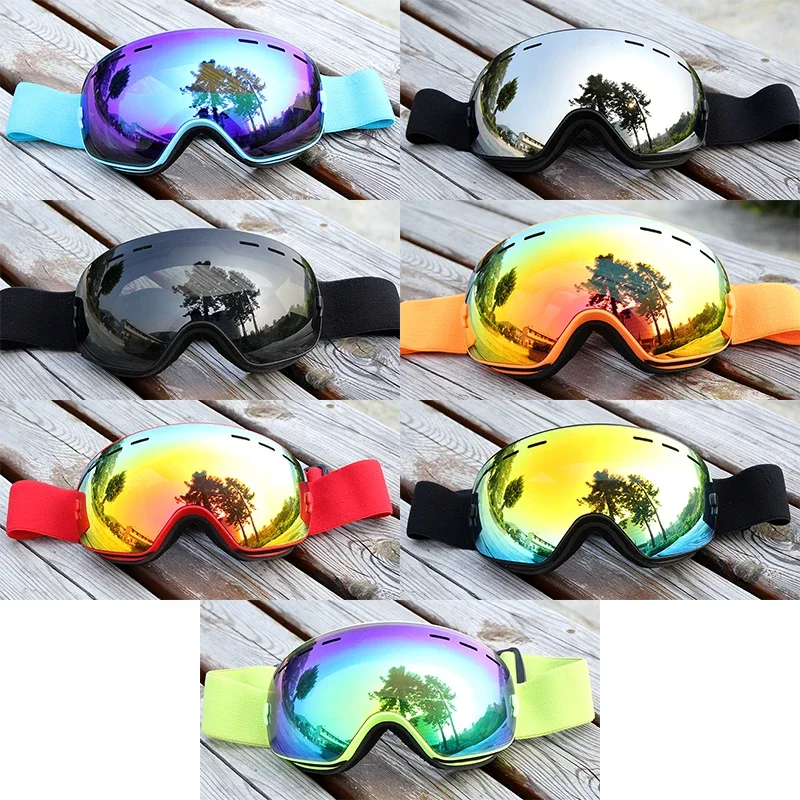 XTIGER Ski Goggles Men's and Women's Winter Ski Goggles Outdoor Snow HD PC UV400 Double Layer Anti-Fog Lenses TUP Frame Ski Gogg 6