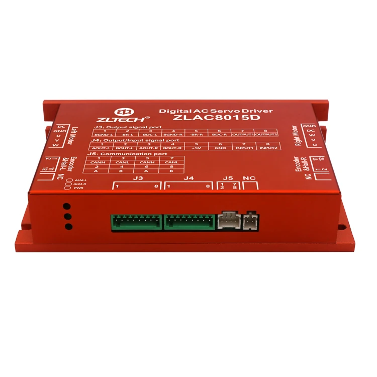 ZLTECH 듀얼 채널 CANopen RS485 모드버스 3 상 24V 48V 30A 500W 브러시리스 DC 허브 서보 드라이버 모터 컨트롤러, 로봇용
