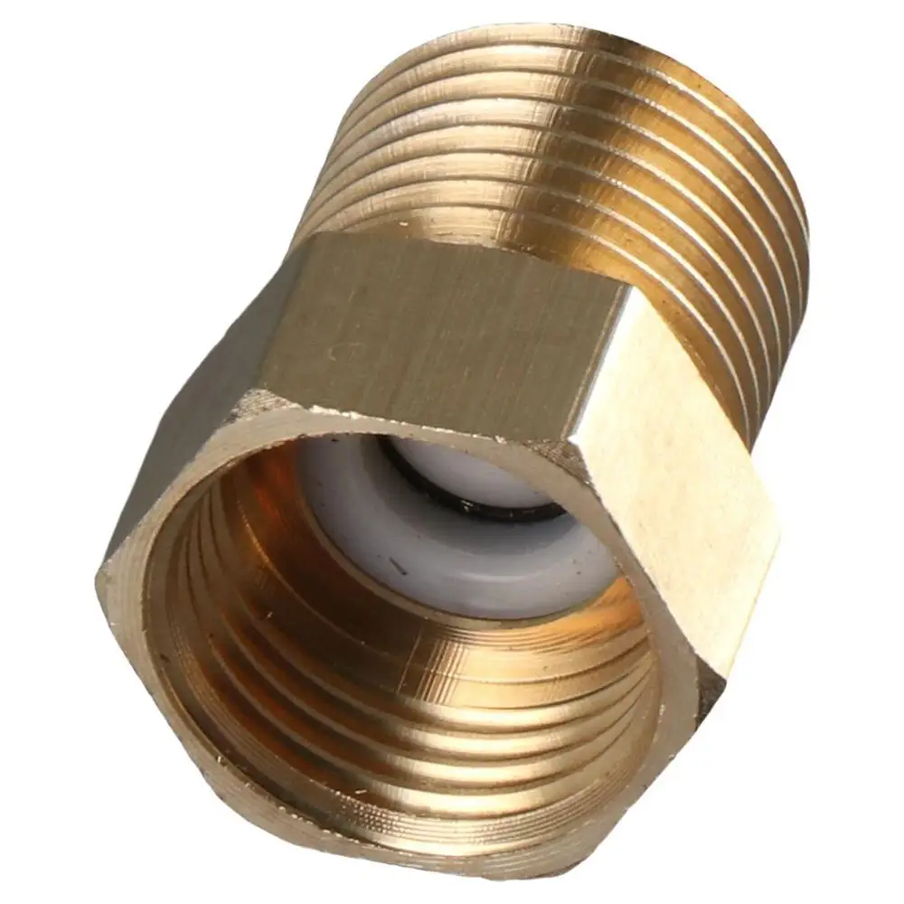 

Brass One-way Valve Durable Female to Male Thread 1/2" Check Valve Ozone Resistance Gold Backflow Valve Oil Water Gas