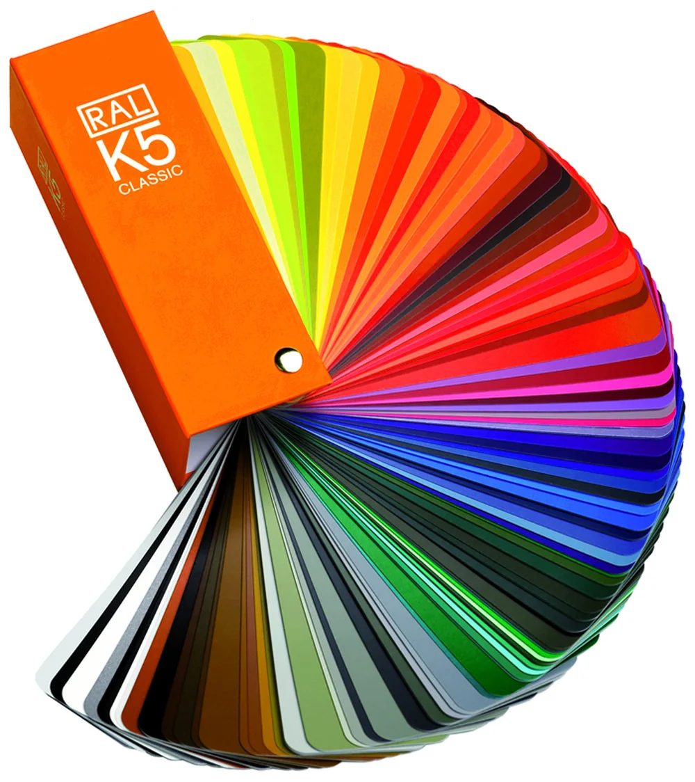 Carta Di Colore Ral K5 215 Colori Vernice Rivestimento Pigmento Metallo Materiale Da Costruzione Campione Standard Europeo Stampa Opaca Lucida