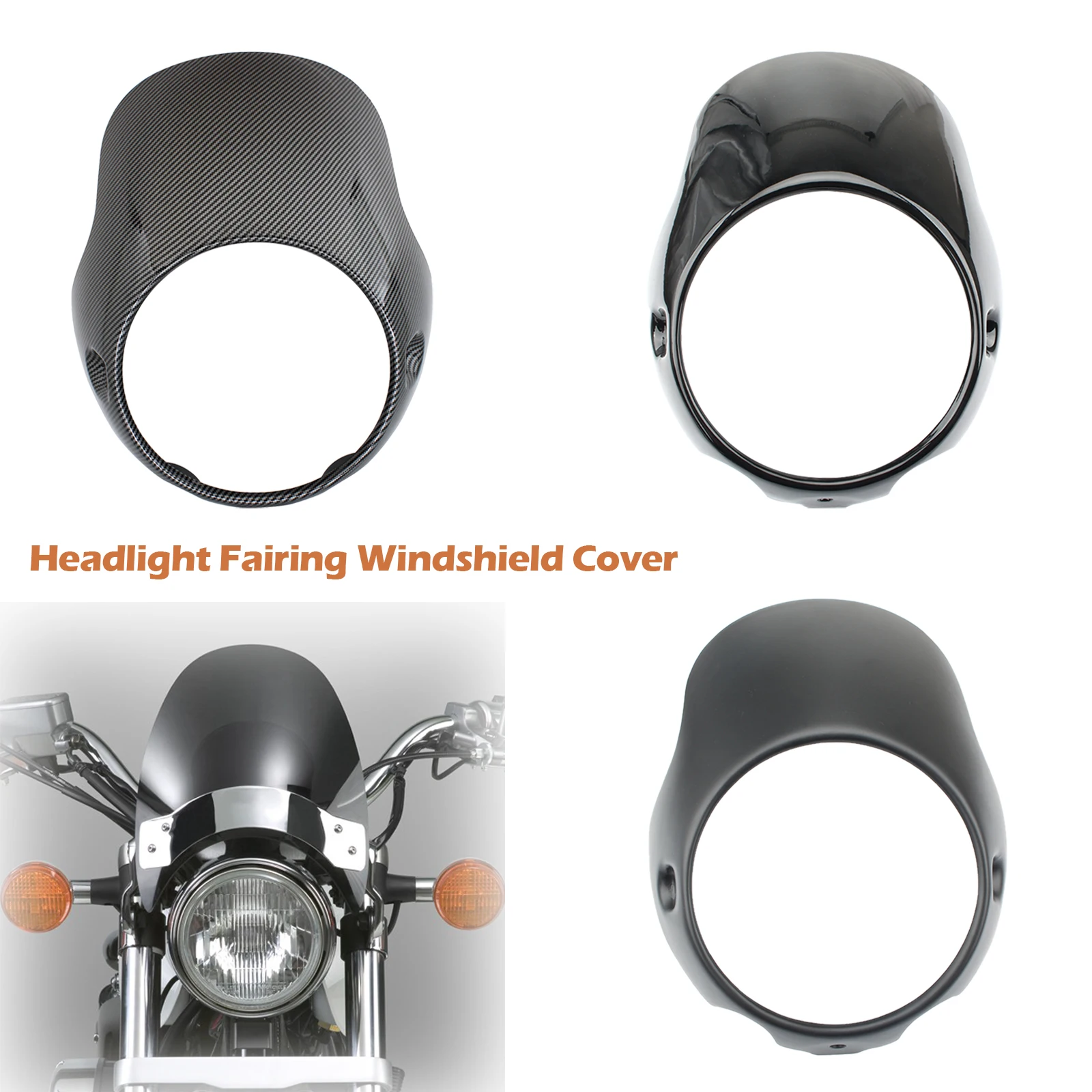

Artudatech Headlight Fairing Windshield Cover For CB150 Bonneville T100 Monster