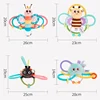 Baby Rattles Cartoon Animal Handbells 0 12 Month Infants Grip Training Early Educational Toys Newborn Hand Rattle Toys Gift 6