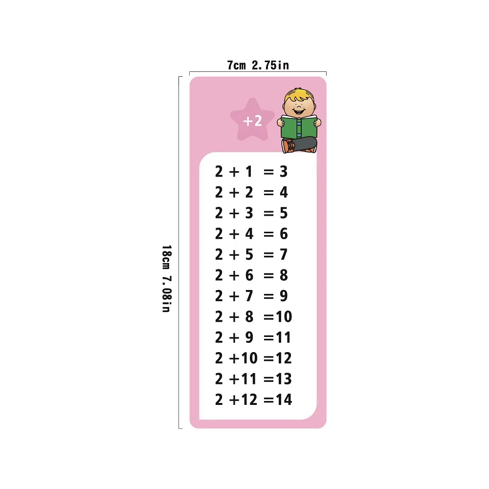 15ps Learning Cards Erasable and Reusable Children Addition Subtraction Book Learning Mathematics  Exercise Book for Kid 5