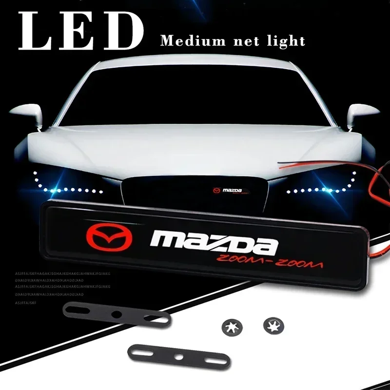 

Car Front Grille LED Emblem Light Badge for Logo MX5 CX9 CX7 CX5 MX3 Atenza Axela 2 3 323 5 6 RX8 RX7 Speed 6 Accessories