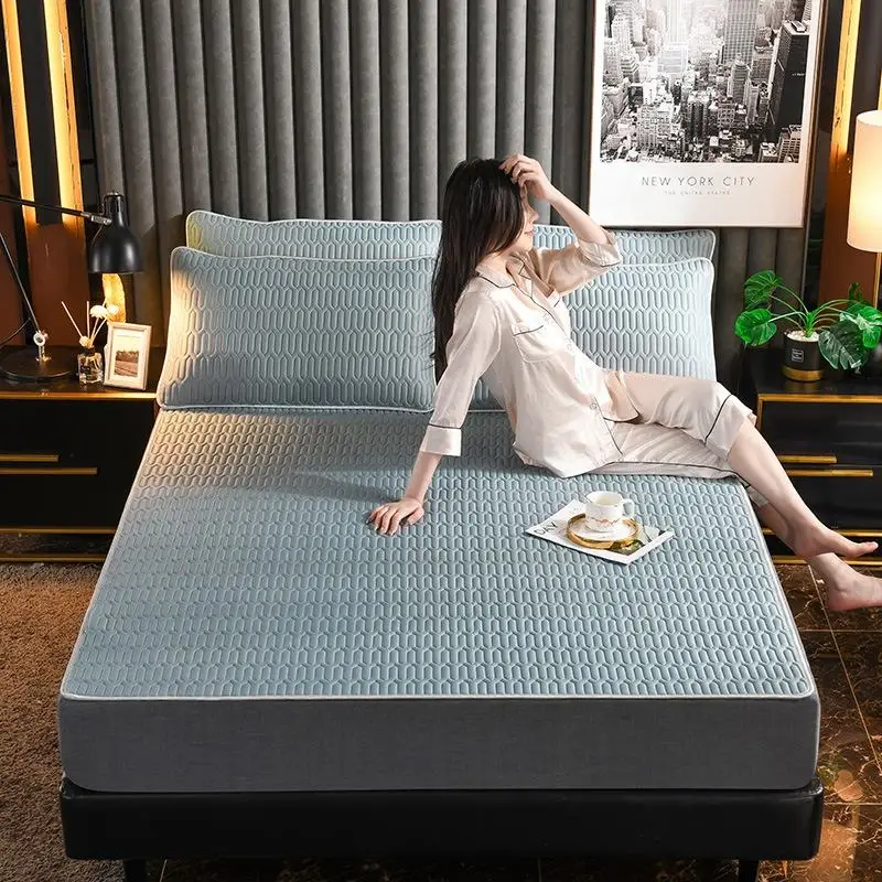 

Luxury Ice Silk Natural Latex Summer Cool Cooling Sleeping Mat