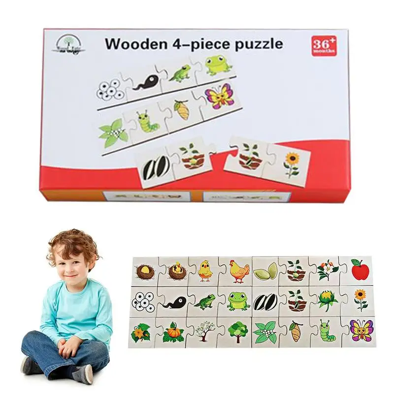 

Animal Classification Puzzle Wooden Matching Puzzle Toy With Self-Correcting Animal Puzzle Pieces For Preschool Education