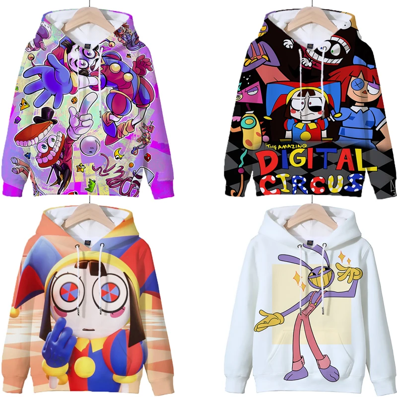 

Jax Pomni The Amazing Digital Circus Hoodie Sudadera Kids Clothes Casual Winter Pullover Boys Hoody Girl Anime Hooded Sweatshirt