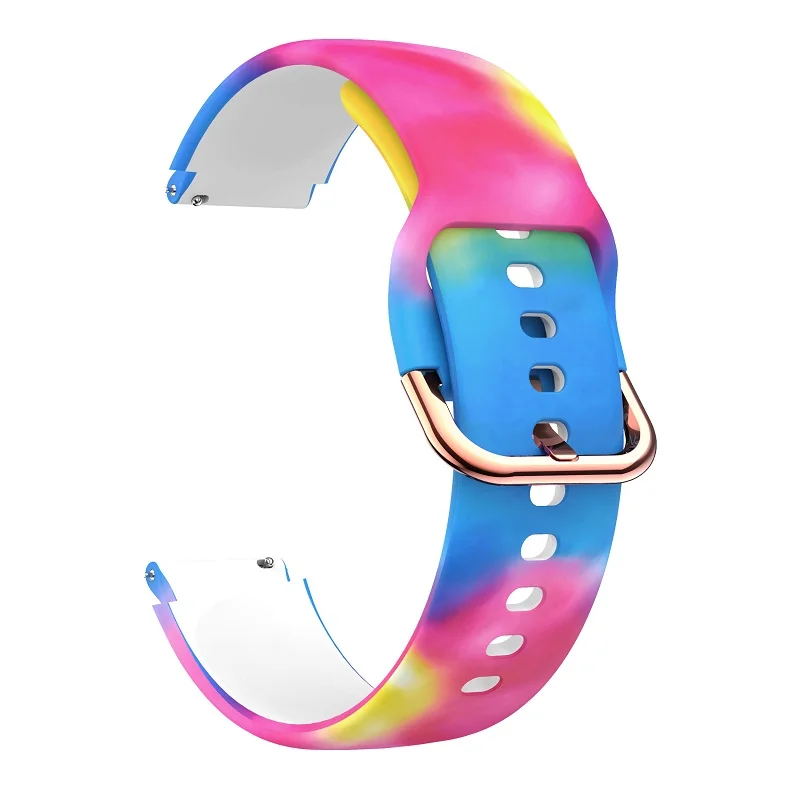 Sport Silicone Smart Watch Wrist Strap - 18MM Watchband Bracelet