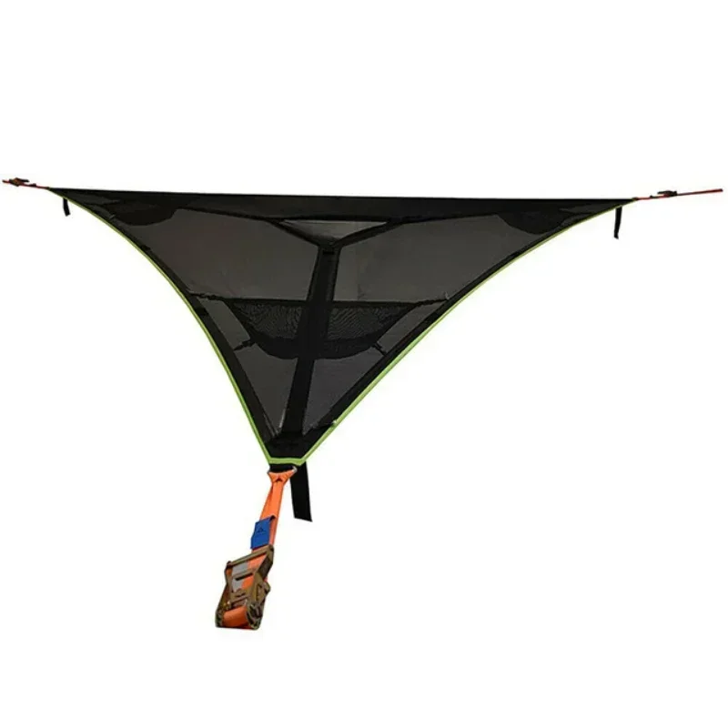 Outdoor Aerial Hammock Multi Person Triangle Portable Tent Hammock Equipment.com Garden Furniture Camping Sleeping Hammock camping tent for 2 person single layer