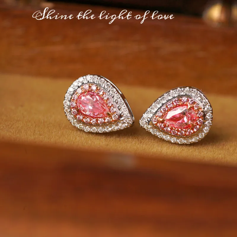 Marvelous White Gold Diamond Earrings for Girl | PC Chandra