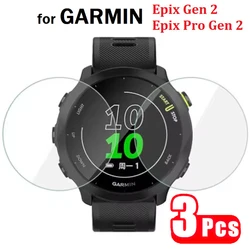 Premium Tempered Glass Smart Watch Screen Protector (3 - Pack) - High Durability Protective Film - 3Pcs (Epix Pro Gen2 51mm)