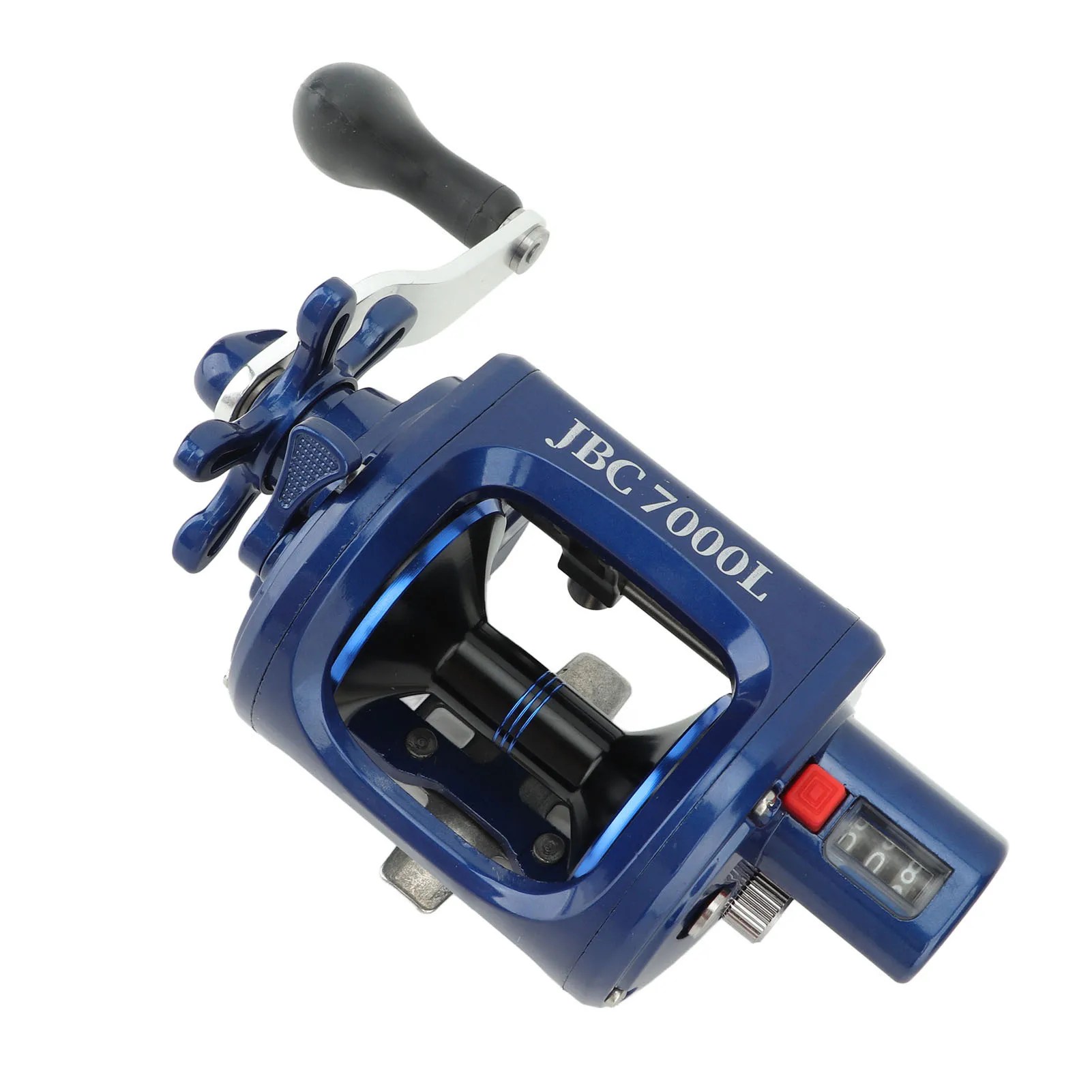 4.3:1 13+1BB Baitcasting Fishing Reel Round Baitcaster Reel Smooth Powerful  Saltwater Inshore Surf Trolling Wheel