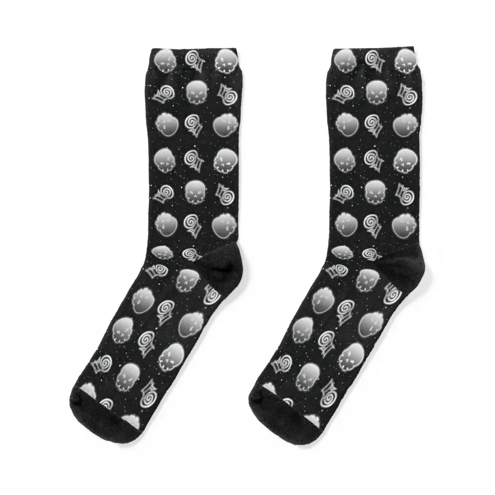 Wizard101 - Death Cast Symbol Socks funny gift sports and leisure gifts Boy Child Socks Women's