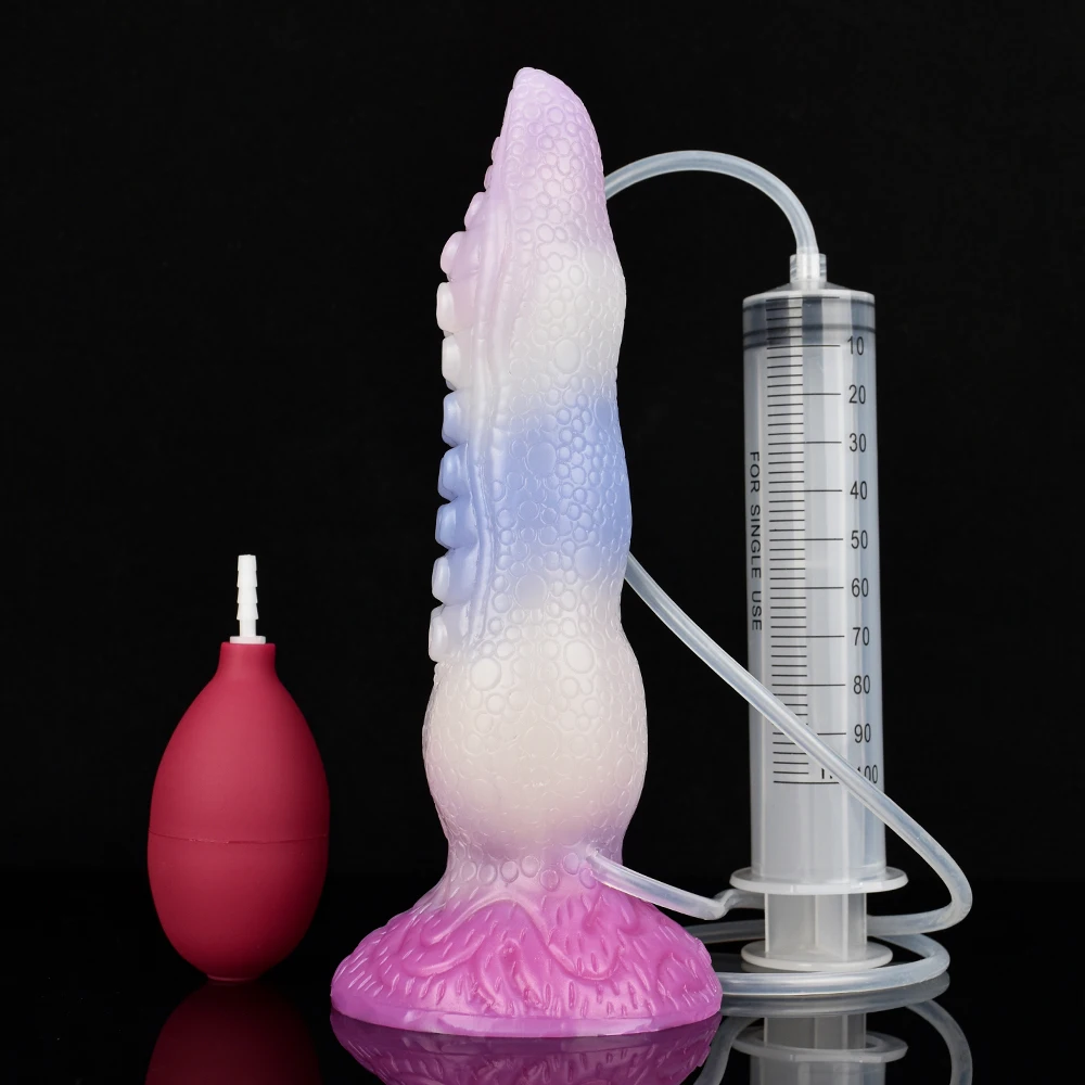 NNSX Ejaculatig Big Kot Beast Dildo con Suctio Cup Aal Plug Masturbatio G-spot Orgasmo Log Giocattolo adulto del sesso per_voghion.com