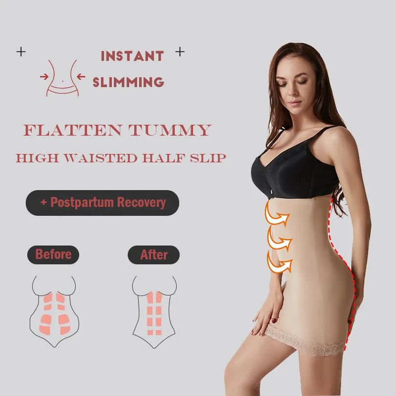 UK Women High Waist C-Section Recovery Slimming Underwear Tummy Control  Panties