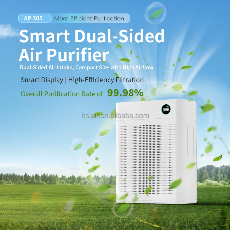 Description Picture 2 of itemTuya Wifi air Purifier for Large Room air Cleaner Remove Smoking Portable Pet Hepa Filter Uvc Smart Home air Purifier for Pets