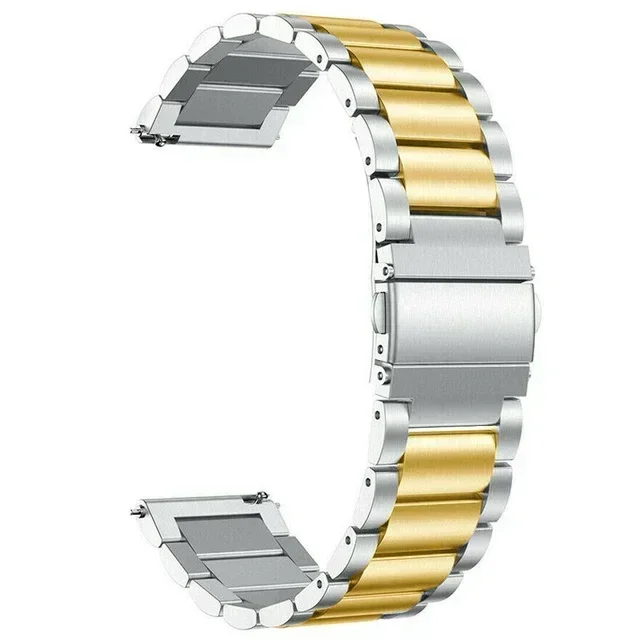Stainless Steel Metal Watchband Bracelet, 22mm