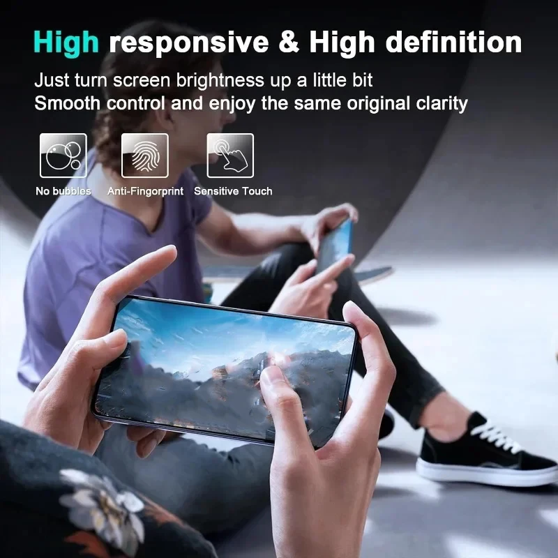 Clear Anti-Spy Privacy Protection Tempered Screen Protector Multi-Pack