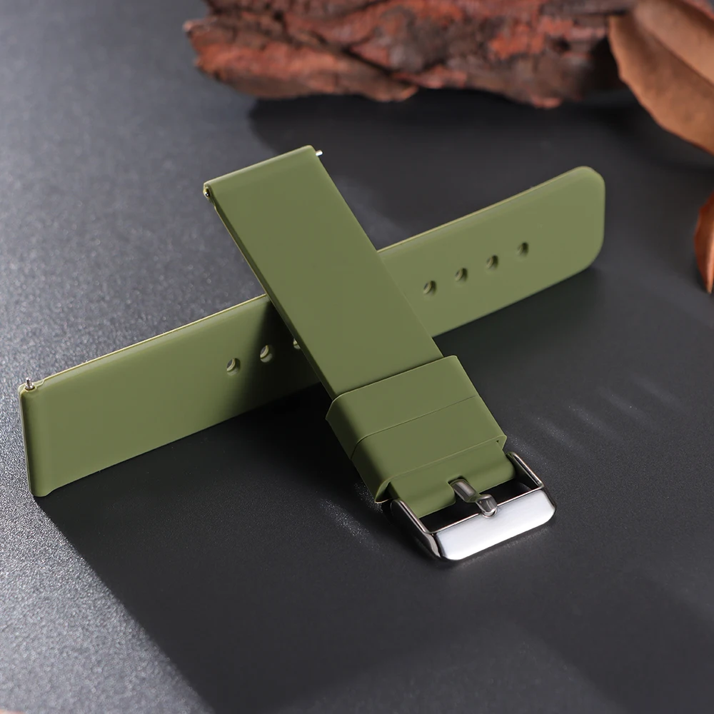 Waterproof Sport Silicone Quick Release Watch Band Strap
