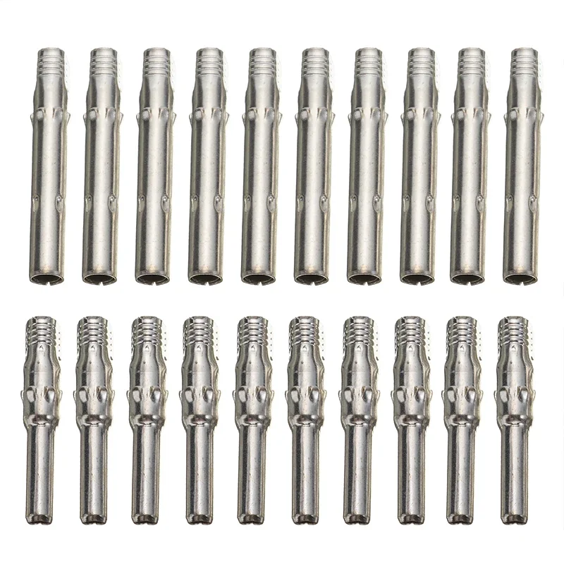 

10Pairs/lot Solar PV Connector Pin Male and Female Copper Terminal Pin Solar Products Fittings for 2.5/4/6mm2 Solar Cable