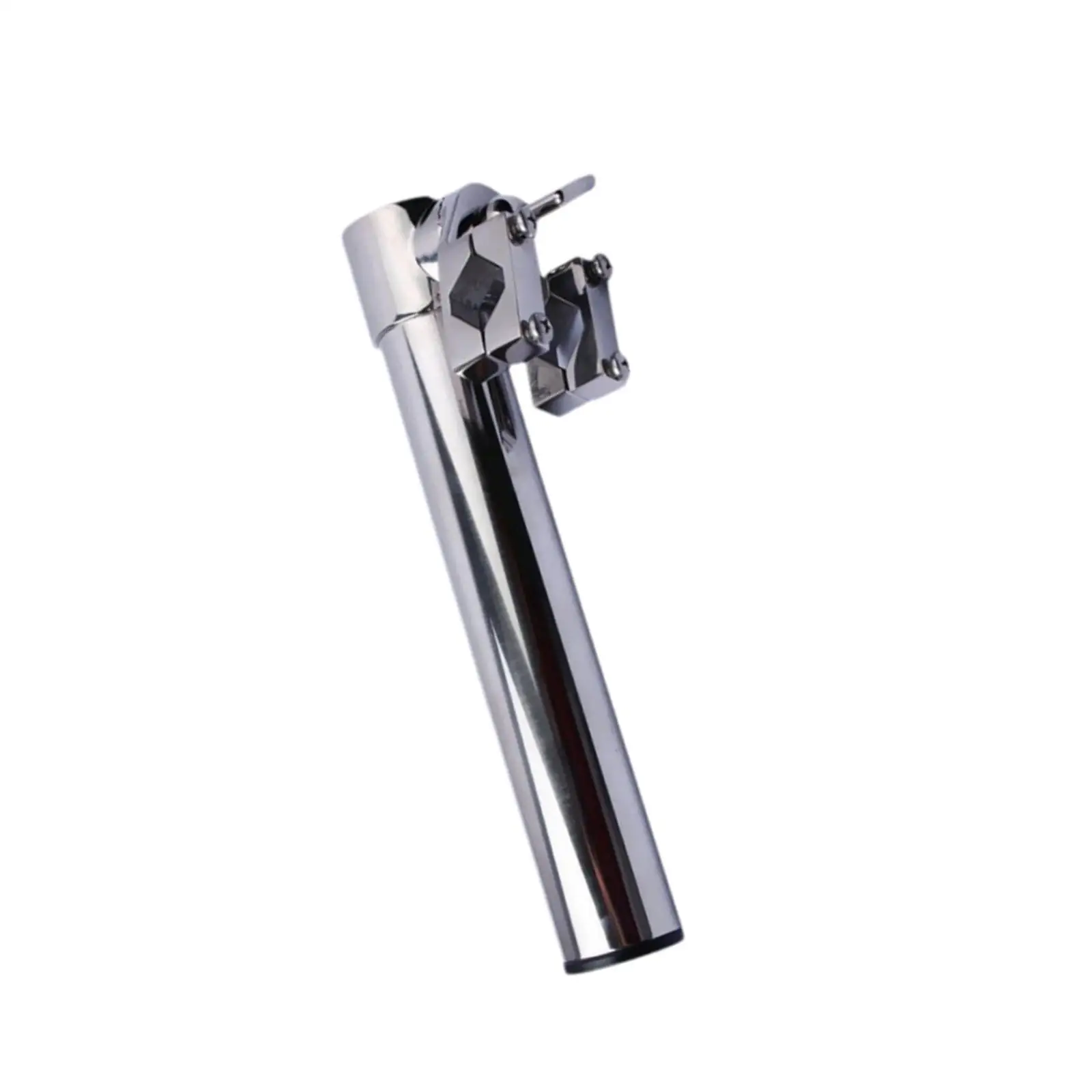 Fishing Rod Holder for Boat Rail Mounted Rotating Yacht Clamp on Stainless Steel