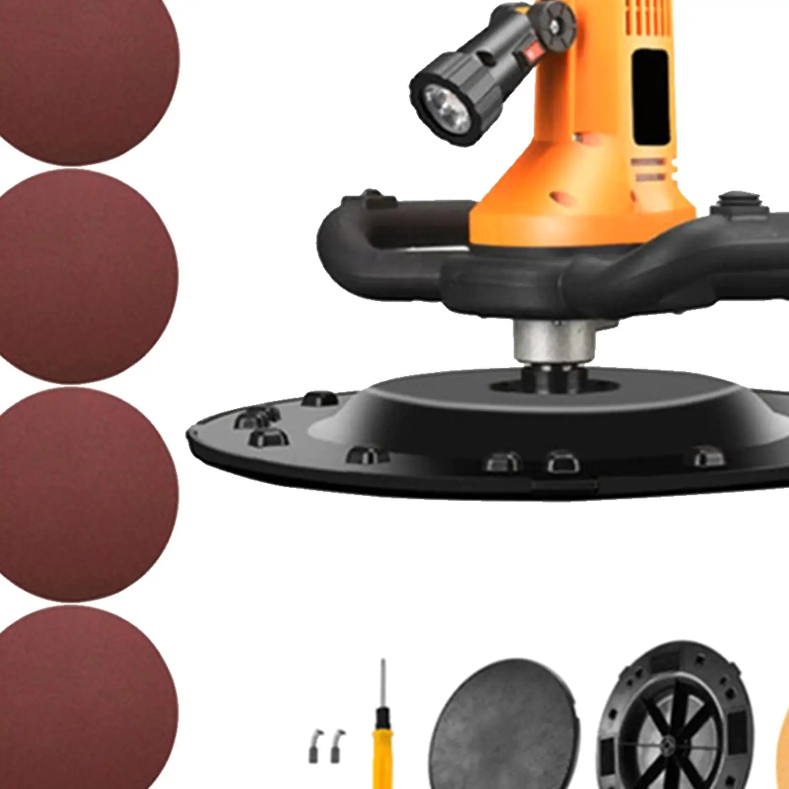 1680W Concrete Power Trowel with Mixing Rod Two Handle Concrete Mixers Handheld Wall Smoothing Polishing Machine for Concrete 5