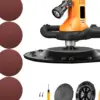 1680W Concrete Power Trowel with Mixing Rod Two Handle Concrete Mixers Handheld Wall Smoothing Polishing Machine for Concrete 5