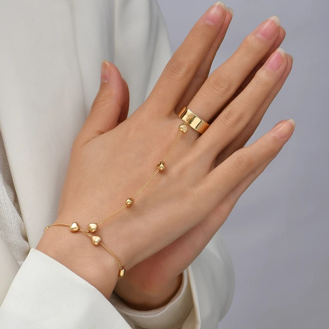 Womens Gold Bracelet On Girls Hand Stock Photo 1282719544 | Shutterstock