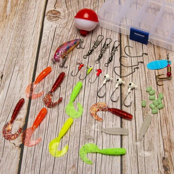 1 Set 2.1M Fishing Rod Kit with Spinning Reel Line Lure Hook Heavy Duty Fiberglass Long Casting Telescopic Sea Fishing Pole Fish 2