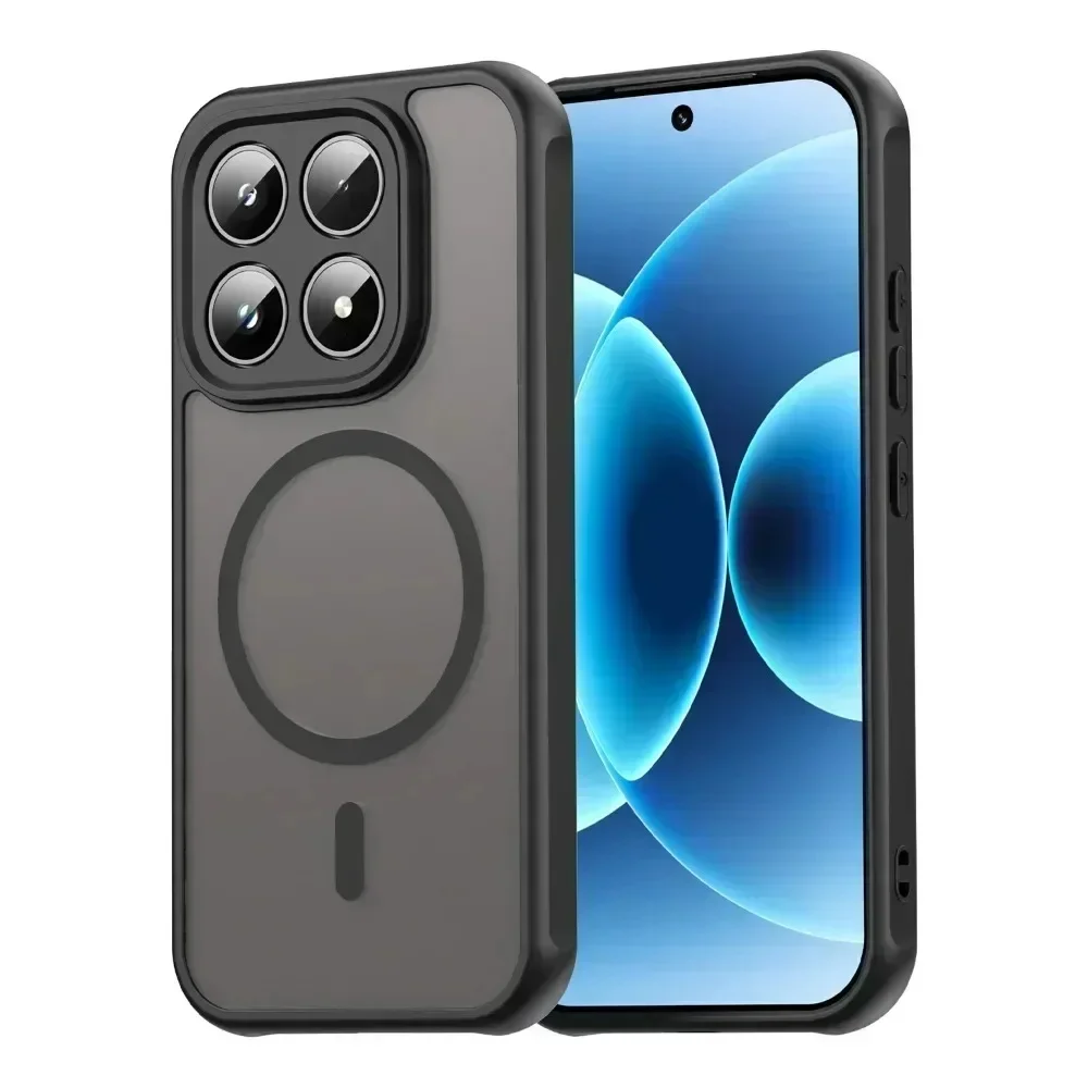 360° Rotating Kickstand Shockproof Magnetic Wireless Charging Case