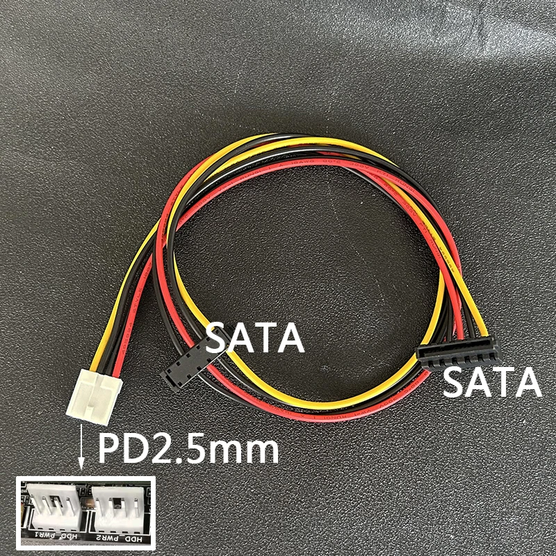 PH 2.0mm XH2.54mm 4Pin 소형 유형-15Pin HDD SATA 전원 공급 장치 케이블 코드 산업용 올인원 HD 미니 PC PDD 용 20AWG 와이어