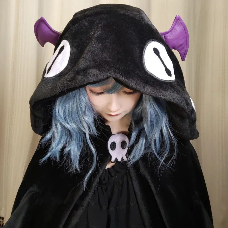 Krul Octopus Cape Plush Pajamas Kawaii Cartoon Y2k Anime Cloak Cosplay  Costume Halloween Adults Winter Sleepwear Blanket Cape 3