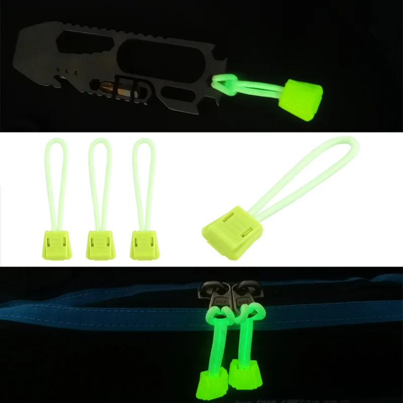 3mm 야광 우산 끈 손잡이 코드 (재킷 지퍼, 등산 가방, 수하물용) - EDC 장비 교체 수리 버클