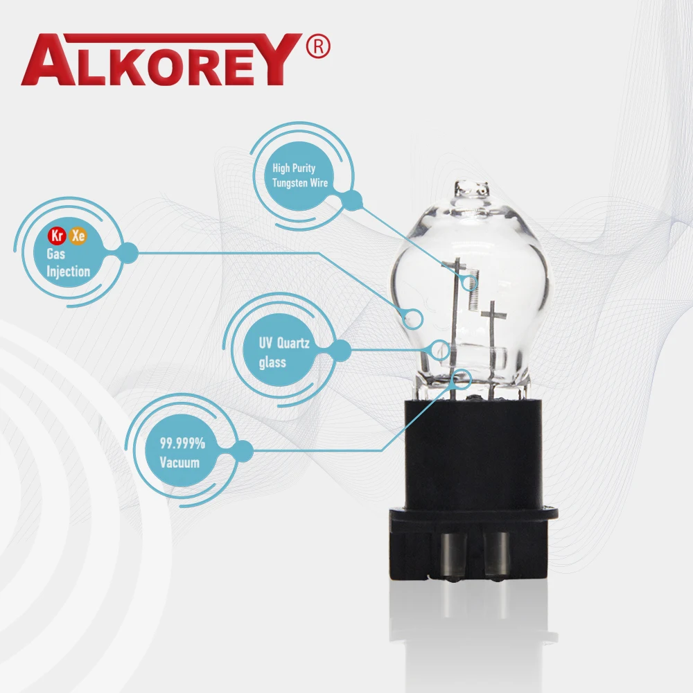 Alkorey 자동차 램프 안개등 운전 주행등 할로겐 전구, 자동 방향 지시등, 테일 램프, PW24W, 12V, 24W, 2 개