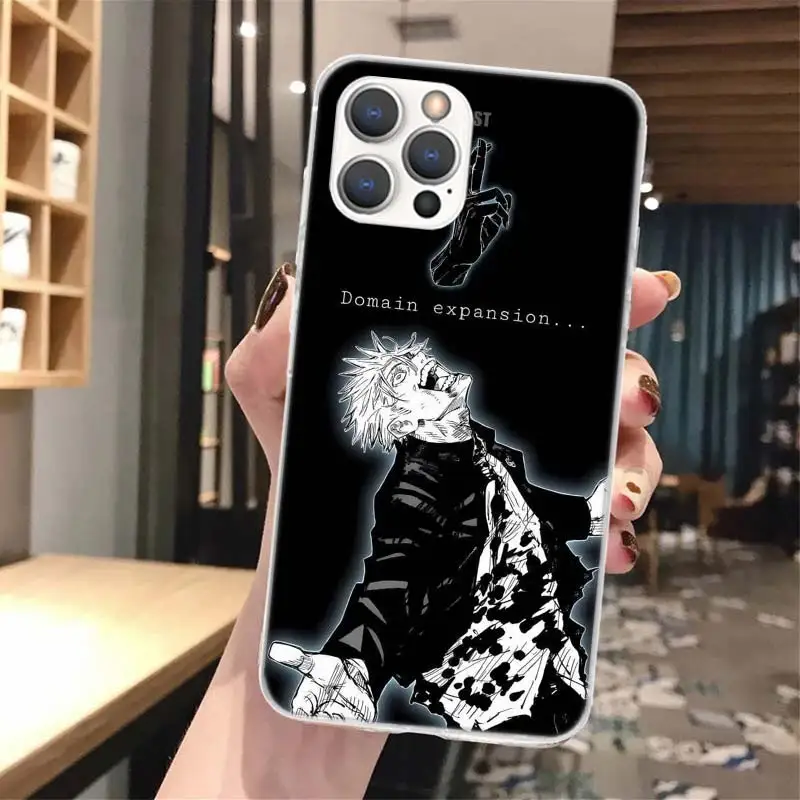 Kaisen Jujutsu Art Soft Phone Case - Stylish Anime Pattern Cover